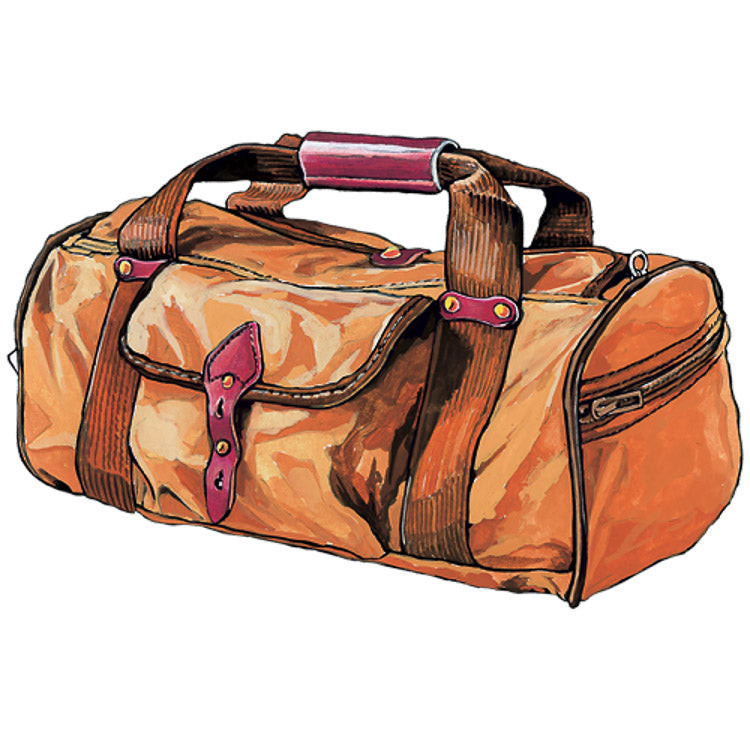Travel Duffle Bag Weekender Bag Forest Fish Small