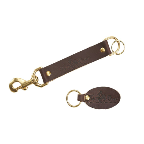 Our Keychain and Key Strap are made out of high grade premium leather and durable solid brass. With materials sourced within the USA and handcrafted in Duluth MN.