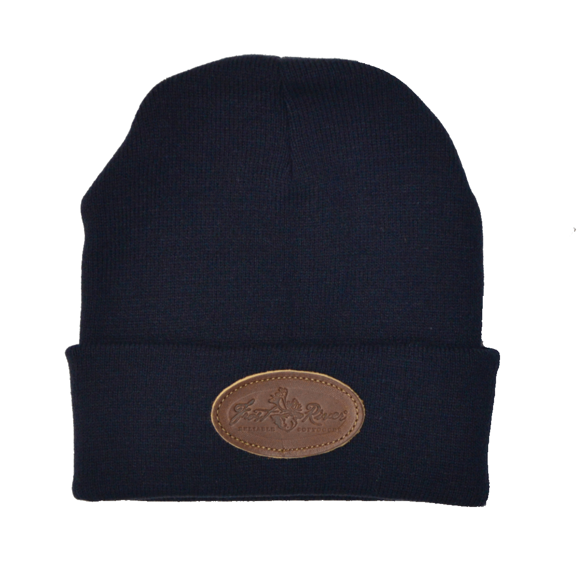 Frost River Leather Logo Beanies | Made in USA Hunter Orange