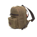 The North Bay Daypack comes in two difference depth sizes.  One is five inches deep and the other is seven inches deep.