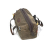 The tool bag has a heavy duty coiled zipper closure and several outside slip pockets for additional items.