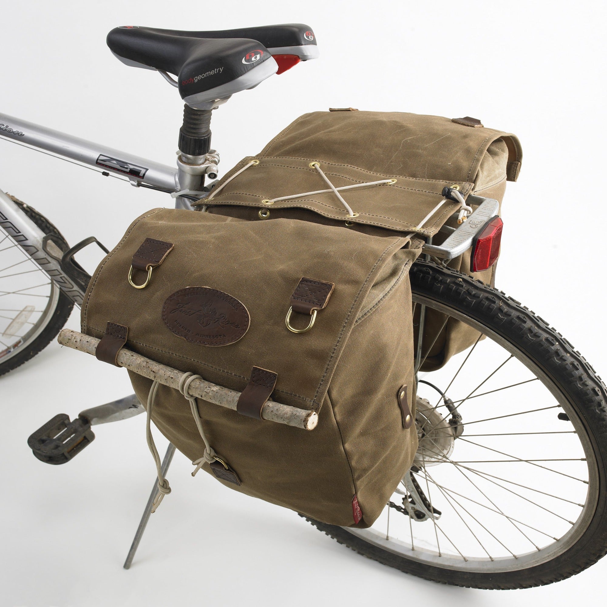 Highway 1 Panniers | Bike Bags | Frost River | Made in