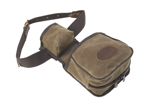 The bottom pouch has a double zipper on the bottom to make it easy to dump your used ammo and targets into the trash.