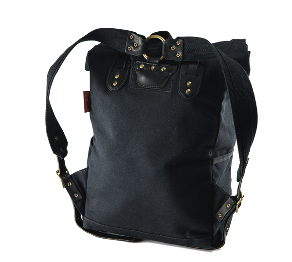 The heritage black version of the pack comes with antiqued brass and premium black leather.