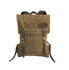 Handcrafted waxed canvas backpack made by Frost River Trading Co.