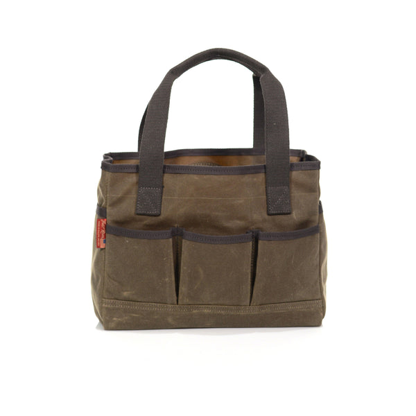 The  handles are made with durable webbed cotton and sewn onto the bag with strong nylon thread in a cross pattern. 