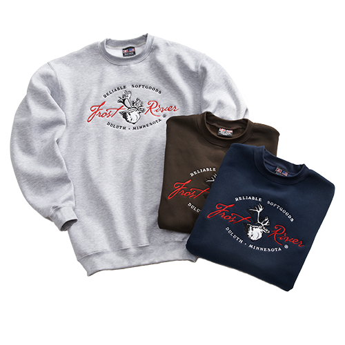 Frost River Crew Sweatshirt Made in USA