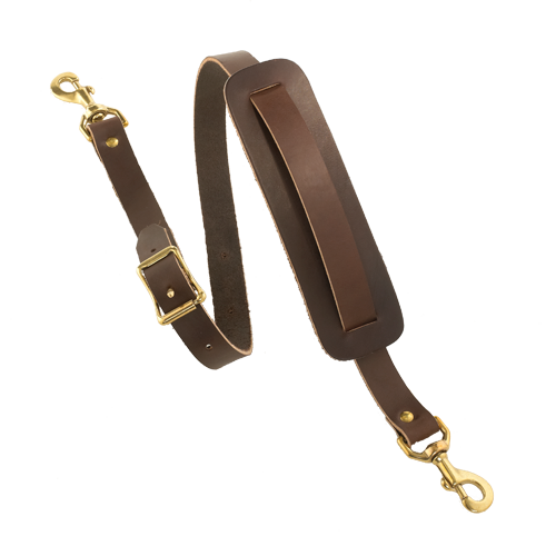 Leather shoulder strap hotsell
