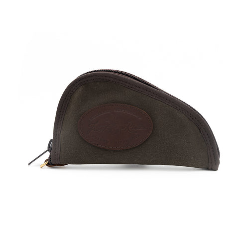 8 inch waxed canvas pistol case