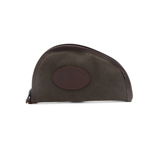 10 inch waxed canvas pistol case