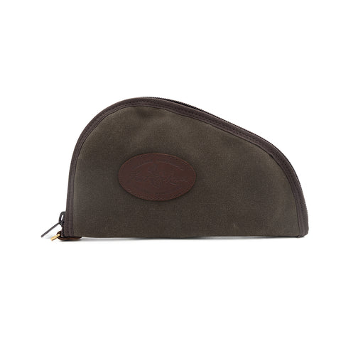 12 inch waxed canvas pistol case 