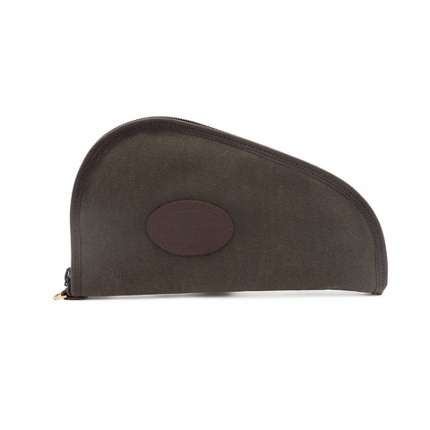 14 inch waxed canvas pistol case