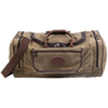 Frost River's largest waxed canvas and leather duffel bag that multiple exterior pockets for the best organization possibilities. 