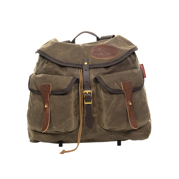 The Geologist pack is a beautiful rucksack with two spacious front pockets added for additional storage.