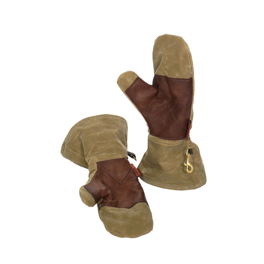 The Great Northern Choppers in tan suede and dark brown leather. 
