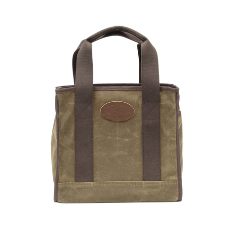 Strong webbed cotton handles that are sewn all the way to the bottom of the bag for additional strength when carrying heavy loads.