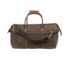 Handcrafted tool bag with a cross body shoulder strap system.