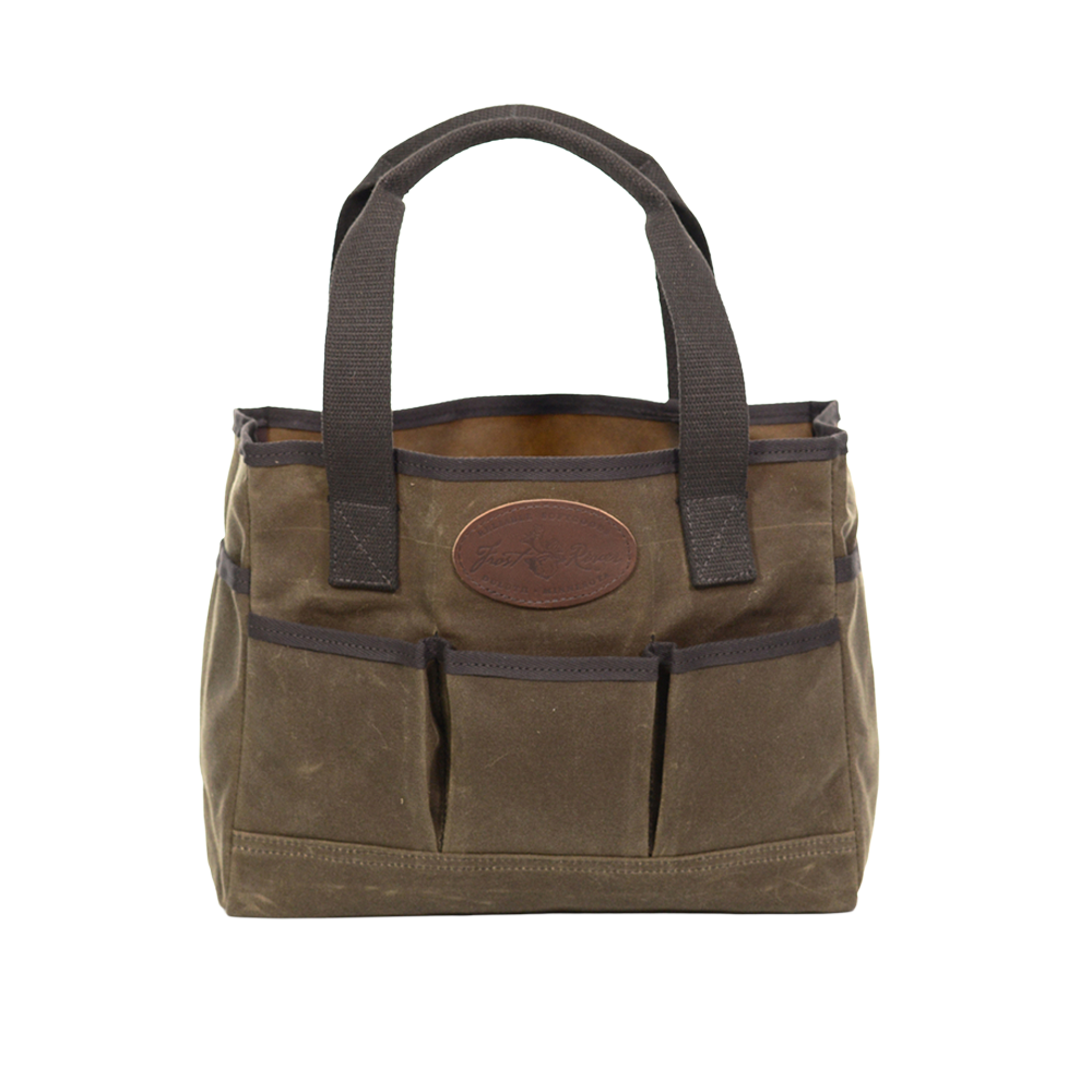 The Crosby Garden Tote has several outside pockets on each side of the bag to store and easily access tools quickly.