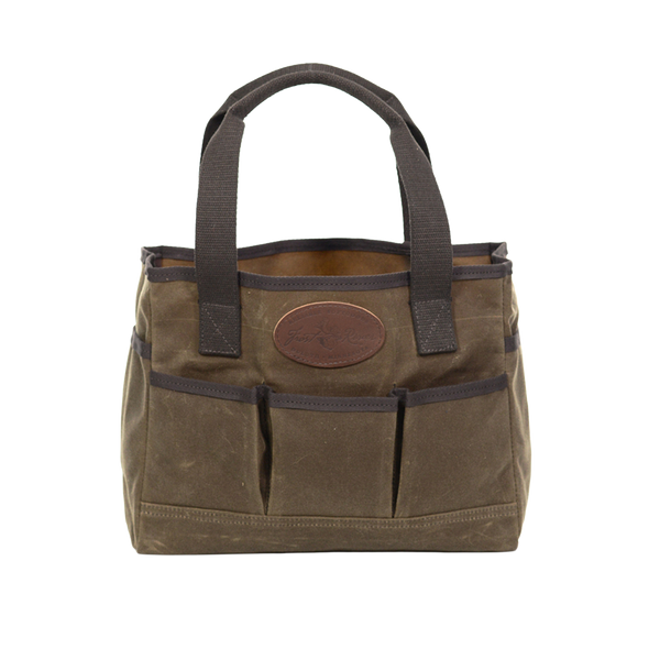 The Crosby Garden Tote has several outside pockets on each side of the bag to store and easily access tools quickly.