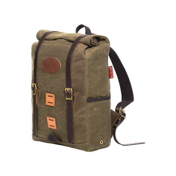 Frost River's waxed canvas Arrowhead Rolltop Pack