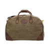Waxed canvas and leather duffel bag that's handcrafted in Duluth, Minnesota. 