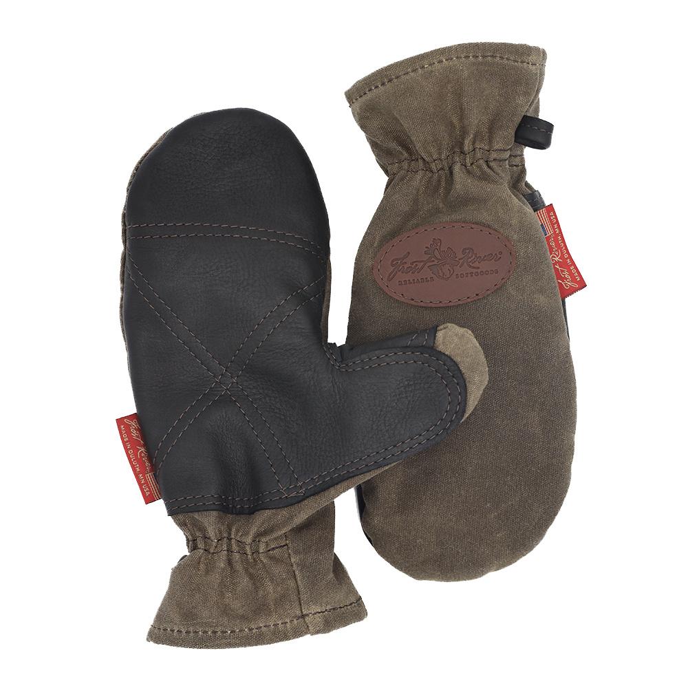 Empire Builder Mittens- Waxed Canvas