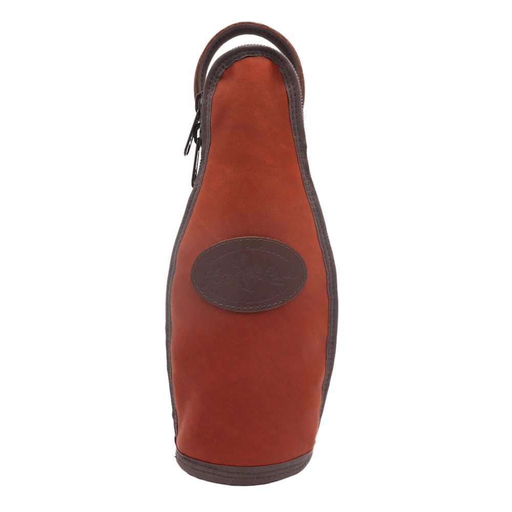 Buckskin Bottle Tote - Saddle