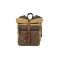 Front view of the Frost River Skyline Rolldown Backpack product photo.