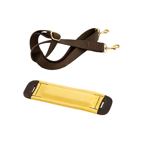 backpack strap pads leather Buckskin Shoulder Strap Pads | Frost River