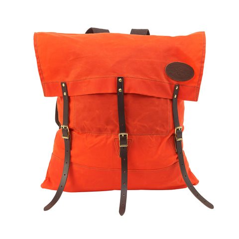 The medium and small version also come in our Hunter Orange waxed canvas.