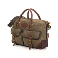 Soft sided brief bag made by Frost River Trading Co.