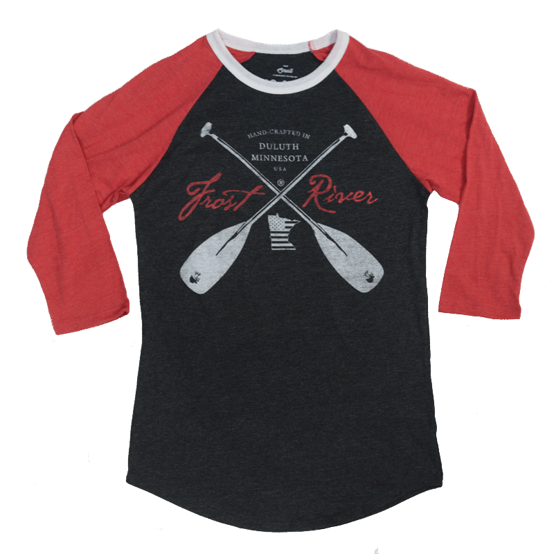 Frost River 3/4 Crossed Paddles Tee