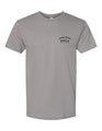 Front of BWCA T-shirt, Frost River x BWCA Crest, Shirt Color Tri-Asphalt