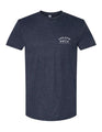 Front of BWCA T-Shirt, Frost River x BWCA crest, Shirt Color: Tri-Steel