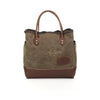 The premium version of this large tote comes with a leather lined bottom.