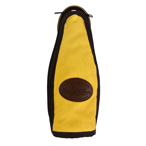 The single bottle tote is also available in premium buckskin.