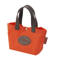 The lunch tote comes in our Hunter Orange color and our Field Tan .
