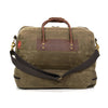This luggage bag comes with a strong webbed cotton shoulder strap with solid brass attachemtns.