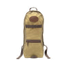 Small daypack made with durable light weight waxed canvas.
