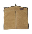 Durable light weight waxed canvas clothing cover, with external storage snaps.