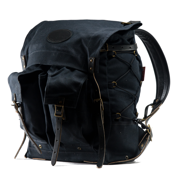 The sides of this pack have a cord and barrel tie town system that can be used to cinch down the sides a bit when the load is not quite so big.